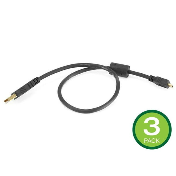 5 Pack USB 2.0 A Male to Micro 5pin Male 28/24AWG Cable 10 Feet 5 Pack USB 2.0 A Male to Micro 5pin Male 28/24AWG Cable 10 Feet